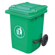80L塑料垃圾桶绿色