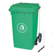 100L塑料垃圾桶绿色