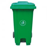 120L塑料垃圾桶绿色