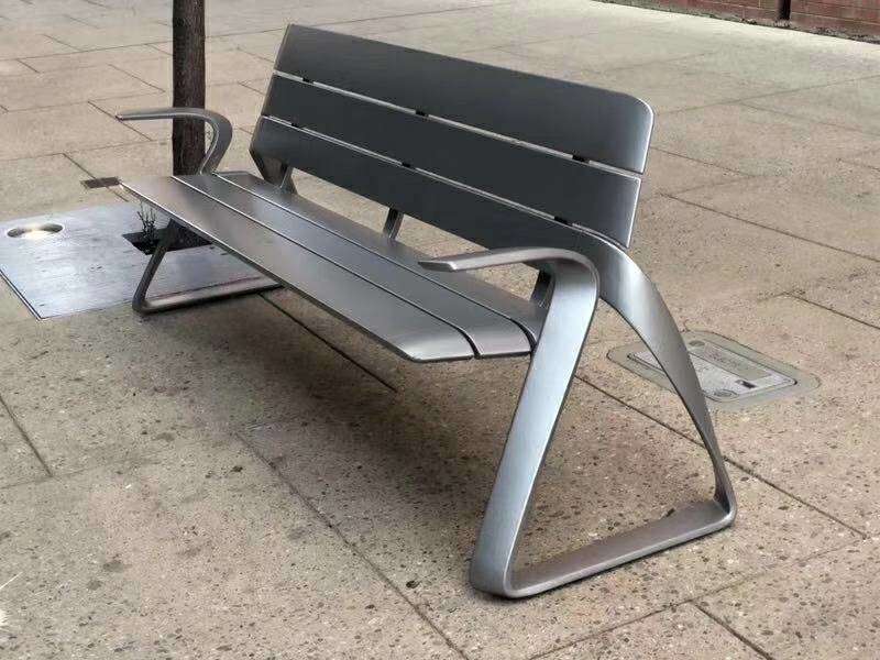`不锈钢公园椅案例`